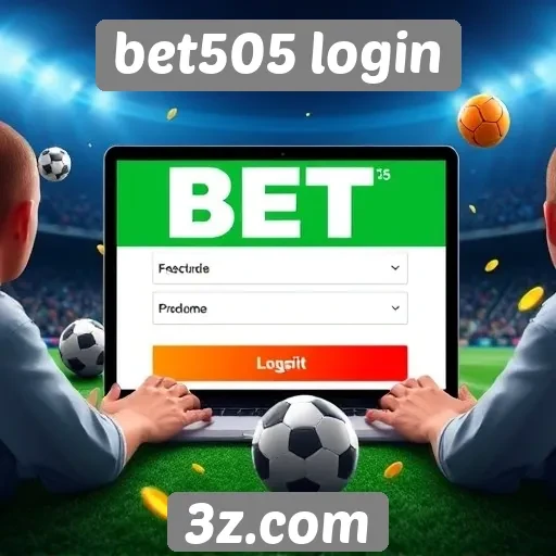 Análise da interface do site bet505 login