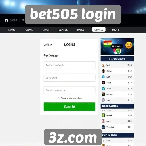Avaliação da interface do bet505 login para jogadores