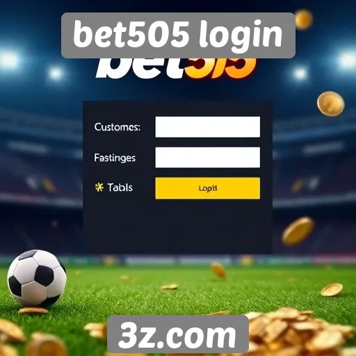 Tutorial de login no site bet505